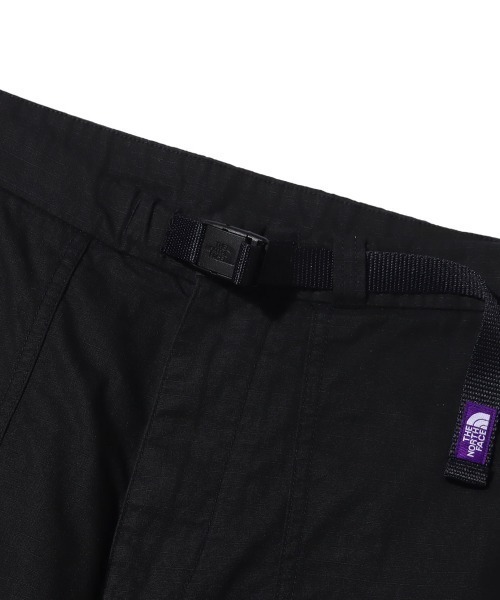 【美品】パープルレーベル　リップストップワイド クロップドフィールドパンツ　黒 THE NORTH FACE PURPLE LABEL（ザ ノースフェイス パープル