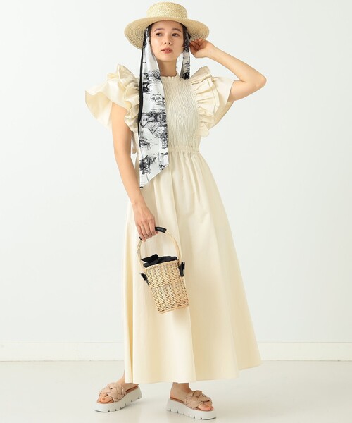 【新品未使用】YURI × CAROLINA GLASER ワンピース CAROLINA GLASER（カロリナ グレイサー）の「YURI × The Little