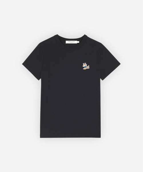 Maison Kitsune(メゾンキツネ)の「DRESSED FOX PATCH CLASSIC TEE-SHIRT(Tシャツ/カットソー・レディース・ピンク系その他/スカイブルー系/ブラック・S/M/XS/L)」の2枚目の写真