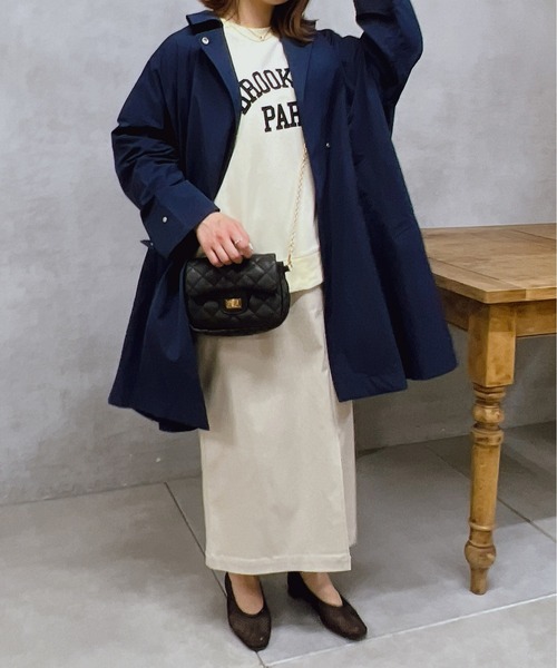 un dix cors】サイドスリットオーバージャケット ネイビー サイド