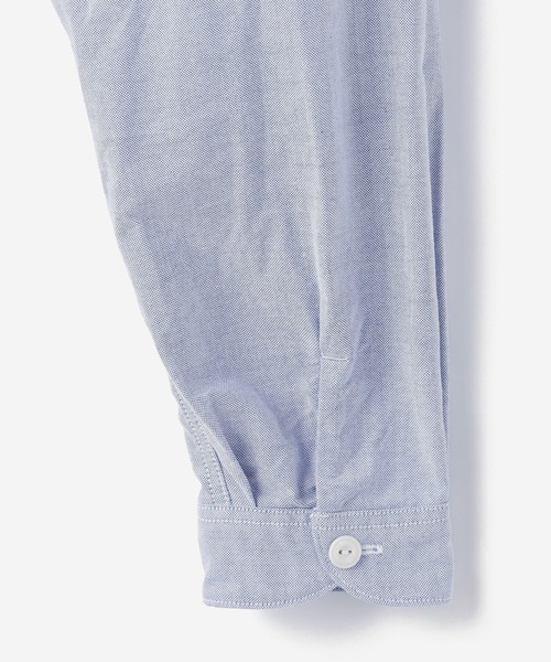 DANTON(ダントン)の「DANTON | オックスフォード バンドカラーシャツ WOMEN(シャツ/ブラウス・レディース・ホワイト/ブルー・36/38/34)」の11枚目の写真