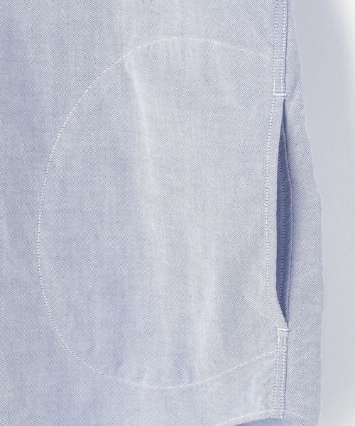 DANTON(ダントン)の「DANTON | オックスフォード バンドカラーシャツ WOMEN(シャツ/ブラウス・レディース・ホワイト/ブルー・36/38/34)」の13枚目の写真