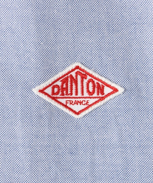 DANTON(ダントン)の「DANTON | オックスフォード バンドカラーシャツ WOMEN(シャツ/ブラウス・レディース・ホワイト/ブルー・36/38/34)」の14枚目の写真