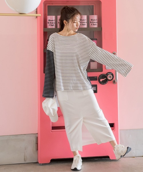 VICKY（ビッキー）の「【スーパーストレッチが病みつきになる】ハイテンションスカート《洗濯機で洗える》（スカート・レディース・ブラック/ホワイト/ダークネイビー/レッド/ブルー・M）」の20枚目の写真