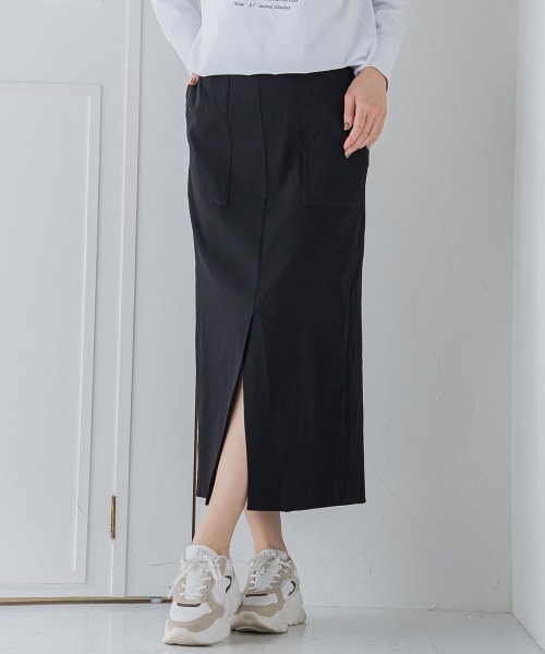 VICKY（ビッキー）の「【スーパーストレッチが病みつきになる】ハイテンションスカート《洗濯機で洗える》（スカート・レディース・ブラック/ホワイト/ダークネイビー/レッド/ブルー・M）」の13枚目の写真