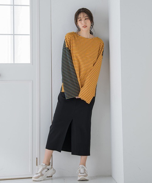 VICKY（ビッキー）の「【スーパーストレッチが病みつきになる】ハイテンションスカート《洗濯機で洗える》（スカート・レディース・ブラック/ホワイト/ダークネイビー/レッド/ブルー・M）」の8枚目の写真