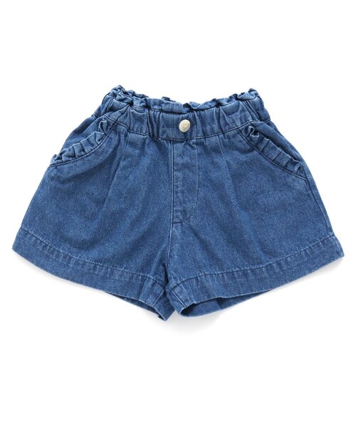 Seraph（セラフ）の「デイリーショートパンツ（その他パンツ・キッズ・ブルー/サックスブルー/ピンク/ミント・80/90/100/110/120/130/140）」の3枚目の写真