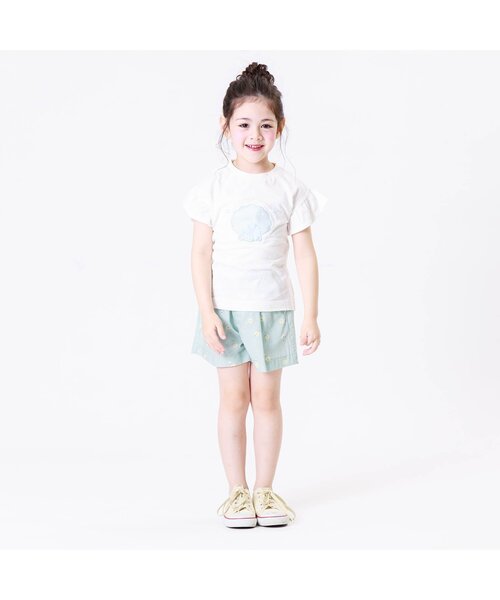 Seraph（セラフ）の「デイリーショートパンツ（その他パンツ・キッズ・ブルー/サックスブルー/ピンク/ミント・80/90/100/110/120/130/140）」の19枚目の写真