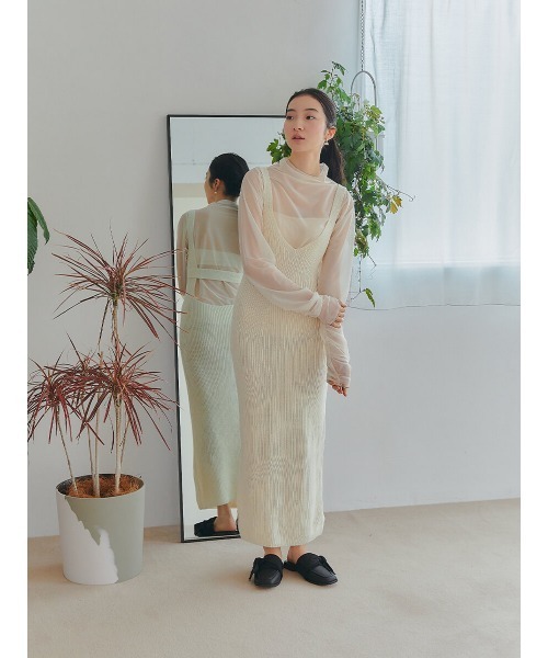 Ayla(アイラ)の「arm point sheer tops(シャツ/ブラウス・レディース・ブラック/ライトベージュ・FREE)」の19枚目の写真