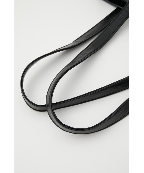 SLY(スライ)の「USEFUL A4 BAG ユースフル バッグ 合皮 フェイクレザー PC ipad タブレット トートバッグ フェイクレザー(トートバッグ・レディース・ブラック/ライトベージュ・FREE)」の9枚目の写真