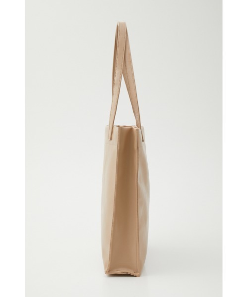 SLY(スライ)の「USEFUL A4 BAG ユースフル バッグ 合皮 フェイクレザー PC ipad タブレット トートバッグ フェイクレザー(トートバッグ・レディース・ブラック/ライトベージュ・FREE)」の4枚目の写真