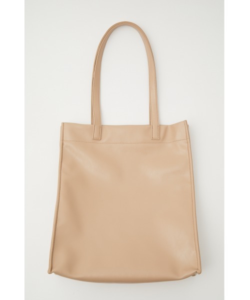 SLY(スライ)の「USEFUL A4 BAG ユースフル バッグ 合皮 フェイクレザー PC ipad タブレット トートバッグ フェイクレザー(トートバッグ・レディース・ブラック/ライトベージュ・FREE)」の6枚目の写真