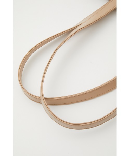 SLY(スライ)の「USEFUL A4 BAG ユースフル バッグ 合皮 フェイクレザー PC ipad タブレット トートバッグ フェイクレザー(トートバッグ・レディース・ブラック/ライトベージュ・FREE)」の10枚目の写真