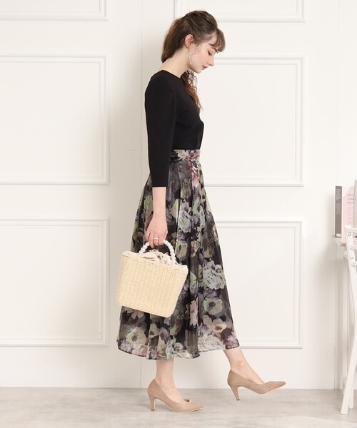 couture brooch(クチュールブローチ)の「◆【前後2WAY/きちんと見え華やかカットソー】フェイクパール付きトップス(Tシャツ/カットソー・レディース・アイボリー/サックスブルー/ブラック・40/38/42/36)」の16枚目の写真