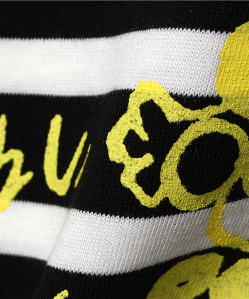 CIAOPANIC TYPY（チャオパニックティピー）の「【PEANUTS×CIAOPANIC TYPY】ピーナッツコラボイラストボーダー（Tシャツ/カットソー・キッズ・ホワイト/ブラック・135/105/115/125/95）」の7枚目の写真