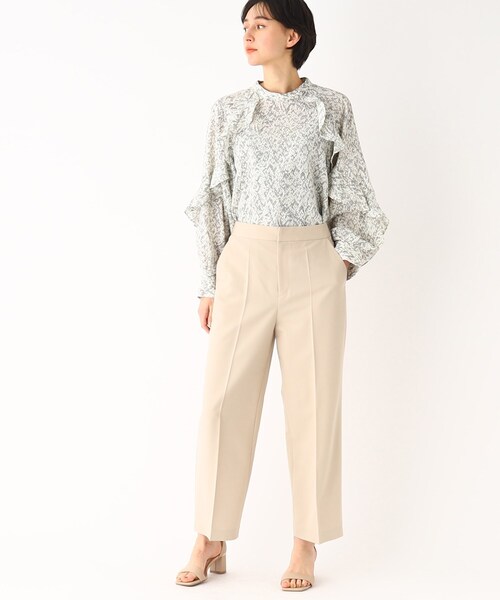 OPAQUE.CLIP（オペークドットクリップ）の「◆フリルスリーブブラウス【イージーケア】（シャツ/ブラウス・レディース・オフホワイト/ブラック/ホワイト系3・36/38/40/42）」の20枚目の写真