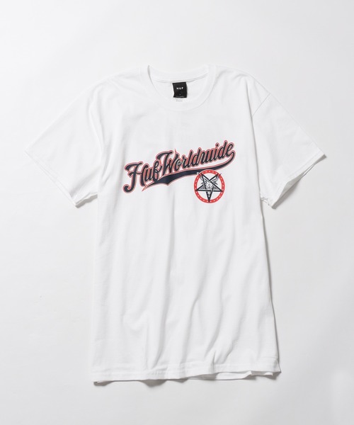 HUF(ハフ)の「HUF×THRASHER/ハフ×スラッシャー PORTOLA S/S TEE Tシャツ(Tシャツ/カットソー・メンズ・ホワイト/ブラック・M/L/XL)」の13枚目の写真