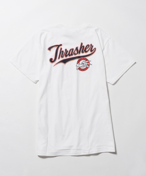 HUF(ハフ)の「HUF×THRASHER/ハフ×スラッシャー PORTOLA S/S TEE Tシャツ(Tシャツ/カットソー・メンズ・ホワイト/ブラック・M/L/XL)」の22枚目の写真