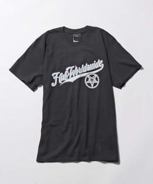 HUF(ハフ)の「HUF×THRASHER/ハフ×スラッシャー PORTOLA S/S TEE Tシャツ(Tシャツ/カットソー・メンズ・ホワイト/ブラック・M/L/XL)」の18枚目の写真
