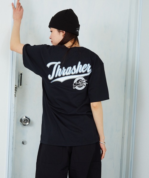 HUF(ハフ)の「HUF×THRASHER/ハフ×スラッシャー PORTOLA S/S TEE Tシャツ(Tシャツ/カットソー・メンズ・ホワイト/ブラック・M/L/XL)」の20枚目の写真