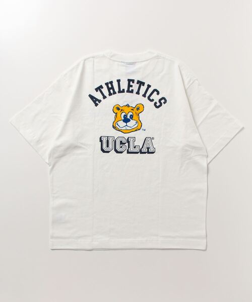 UCLA（ユーシーエルエー）の「[UCLA/ユーシーエルエー] バックフロッキープリント ビックショートスリーブTシャツ（Tシャツ/カットソー・レディース・ホワイト/グリーン・M/L）」の13枚目の写真