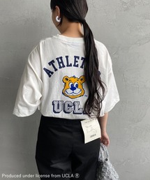 UCLA | [UCLA/ユーシーエルエー] バックフロッキープリント ビックショートスリーブTシャツ(Tシャツ/カットソー)