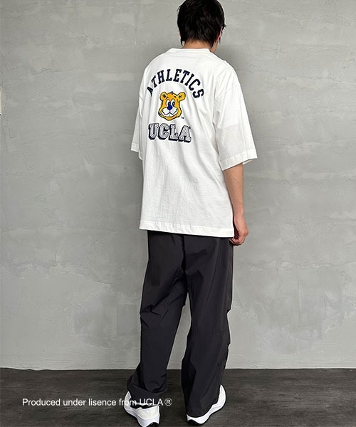 UCLA（ユーシーエルエー）の「[UCLA/ユーシーエルエー] バックフロッキープリント ビックショートスリーブTシャツ（Tシャツ/カットソー・レディース・ホワイト/グリーン・M/L）」の11枚目の写真
