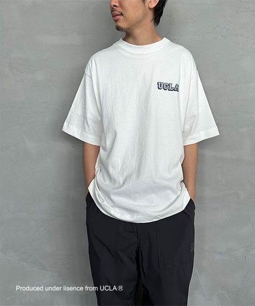 UCLA（ユーシーエルエー）の「[UCLA/ユーシーエルエー] バックフロッキープリント ビックショートスリーブTシャツ（Tシャツ/カットソー・レディース・ホワイト/グリーン・M/L）」の10枚目の写真