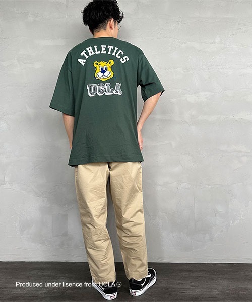 UCLA（ユーシーエルエー）の「[UCLA/ユーシーエルエー] バックフロッキープリント ビックショートスリーブTシャツ（Tシャツ/カットソー・レディース・ホワイト/グリーン・M/L）」の14枚目の写真