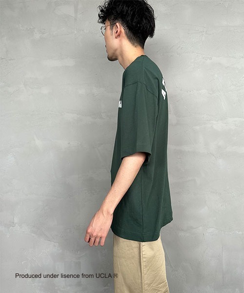 UCLA（ユーシーエルエー）の「[UCLA/ユーシーエルエー] バックフロッキープリント ビックショートスリーブTシャツ（Tシャツ/カットソー・レディース・ホワイト/グリーン・M/L）」の18枚目の写真