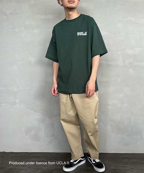 UCLA（ユーシーエルエー）の「[UCLA/ユーシーエルエー] バックフロッキープリント ビックショートスリーブTシャツ（Tシャツ/カットソー・レディース・ホワイト/グリーン・M/L）」の7枚目の写真