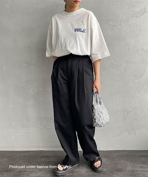 UCLA（ユーシーエルエー）の「[UCLA/ユーシーエルエー] バックフロッキープリント ビックショートスリーブTシャツ（Tシャツ/カットソー・レディース・ホワイト/グリーン・M/L）」の19枚目の写真