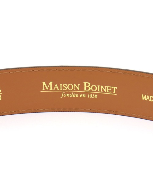MAISON BOINET leather plane belt ≪MAISON ×MAISON