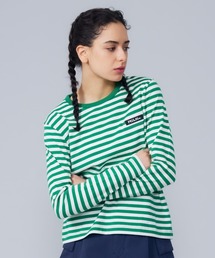 STRIPED L/S TOP