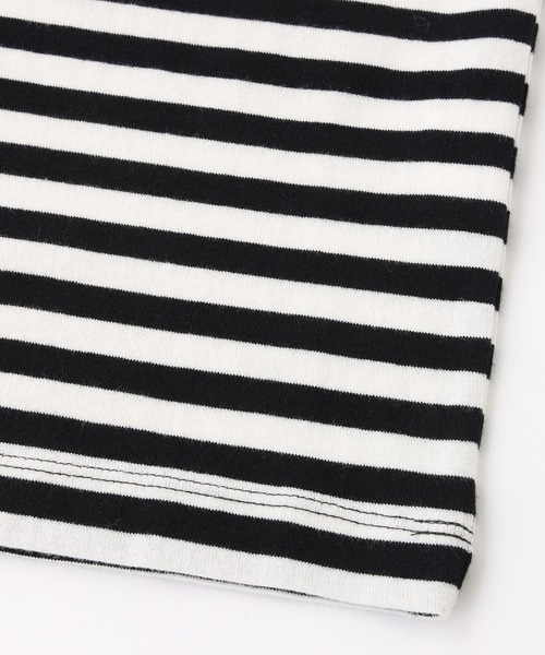 MILKFED.(ミルクフェド)の「STRIPED L/S TOP(Tシャツ/カットソー・レディース・ブラック/ネイビー/グリーン・ONE SIZE)」の11枚目の写真