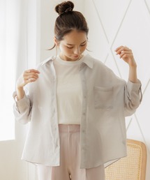 flower | バルーンシアーシャツ5(シャツ/ブラウス)