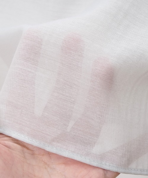 flower（フラワー）の「バルーンシアーシャツ5（シャツ/ブラウス・レディース・カーキ/アイボリー・FREE）」の8枚目の写真