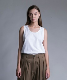【my beautiful landlet】MERCERIZATION JERSEY STANDARD TANK TOP