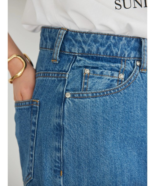 AMERICAN HOLIC（アメリカンホリック）の「バルーンデニムパンツ（デニムパンツ・レディース・インディゴブルー・M/S/L）」の8枚目の写真