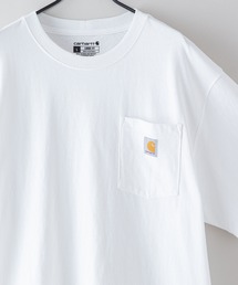 【Carhartt/カーハート】K87 Pocket Short Sleeve ポケット 半袖 Tシャツ メンズ レディース ポケットT ビッグシルエット ゆったり オーバーサイズ ルーズフィット