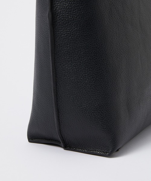 GUIONNET（ギオネ）の「最高級シボ革 エブリデイトート 黒の極致。 職人技 ギオネノワール（トートバッグ・メンズ・ブラック・FREE）」の20枚目の写真