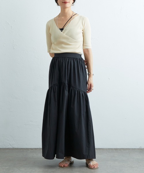 SHENERY（シーナリー）の「2WAYカシュクールニットプルオーバー（ニット/セーター・レディース・ピンク/アイボリー/ブラック・FREE）」の13枚目の写真