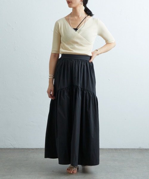 SHENERY（シーナリー）の「2WAYカシュクールニットプルオーバー（ニット/セーター・レディース・ピンク/アイボリー/ブラック・FREE）」の22枚目の写真