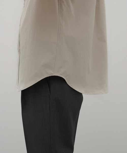 B.C STOCK(ベーセーストック)の「REGULAR バンドカラー半袖シャツ(シャツ/ブラウス・メンズ・ホワイト/グリーン/ベージュ/ブラック・SMALL/MEDIUM/LARGE)」の18枚目の写真