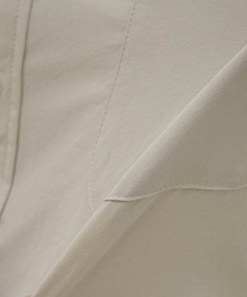 B.C STOCK(ベーセーストック)の「REGULAR バンドカラー半袖シャツ(シャツ/ブラウス・メンズ・ホワイト/グリーン/ベージュ/ブラック・SMALL/MEDIUM/LARGE)」の22枚目の写真