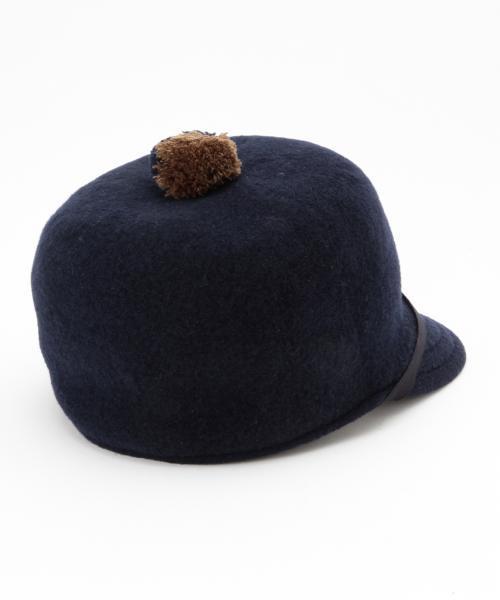 BEAMS BOY（ビームスボーイ）の「INFIELDER DESIGN×BEAMS BOY / PON CAP（キャップ・レディース・グレー/ネイビー・ONE SIZE）」の4枚目の写真