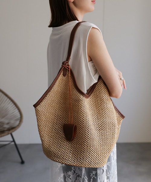 かごバッグ 789NO.1 セール】＜MAISON N.H PARIS＞CARLA PETIT BAG/カゴバッグ（かご