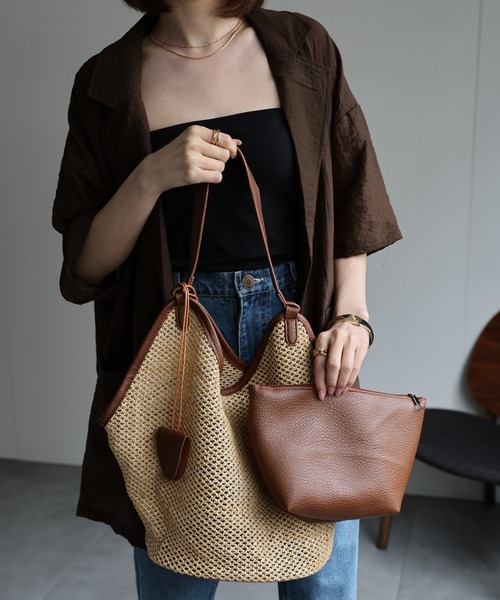 【✨正規品✨】エルメス　カゴバッグ　ワンショルダーバック HERMES バッグ 《ショッピング カバッシュ》 shopping Cab'H