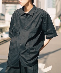 RVCA メンズ  CHAINMAIL SHIRTS ショートスリーブシャツ【2023年夏モデル】/ルーカ半袖シャツ