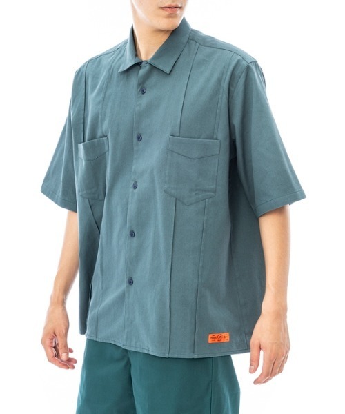 RVCA(ルーカ)の「RVCA メンズ CHAINMAIL SHIRTS ショートスリーブシャツ【2023年夏モデル】/ルーカ半袖シャツ(シャツ/ブラウス・メンズ・グリーン系その他/ホワイト/ブラック・SMALL/MEDIUM/LARGE/X-LARGE)」の10枚目の写真